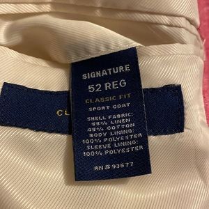 Mens Stanford brand Pink Sport Coat size 52R